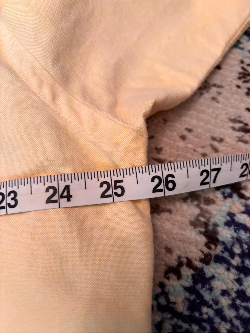 Vintage 90s Ralph Lauren Big Shirt Men’s Medium Yellow Oxford Pony Oversized